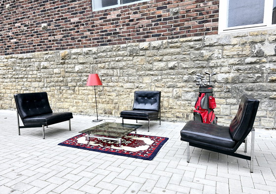 Image 1 of Florence Knoll armchair seating group sofa office office chairs 60s vintage