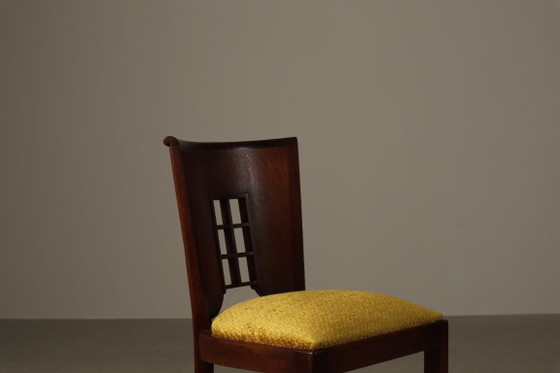 Image 1 of Set of six Art Deco dining chairs, circa 1930