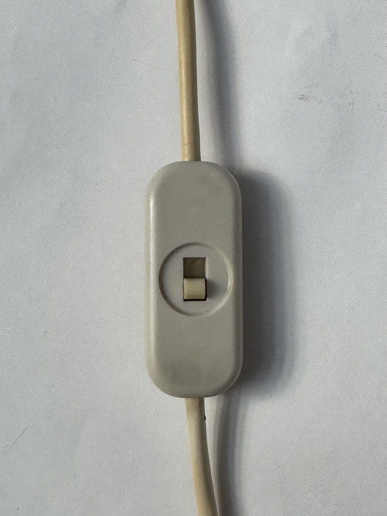Image 1 of Seltene Herda-Bogenwandleuchte aus Chrom | Weltraumzeitalter | Mid-Century Modern