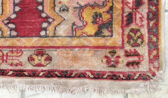 Image 1 of hand-patinated rug, 166 cm x 95 cm, mid-20th century