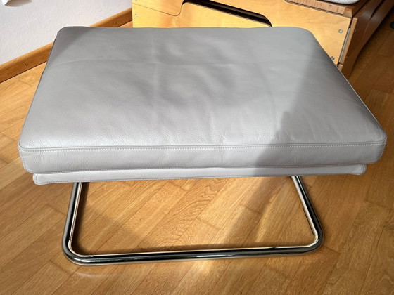 Image 1 of Walter-Knoll Lounge-Sessel "George" mit zugehörigem Hocker