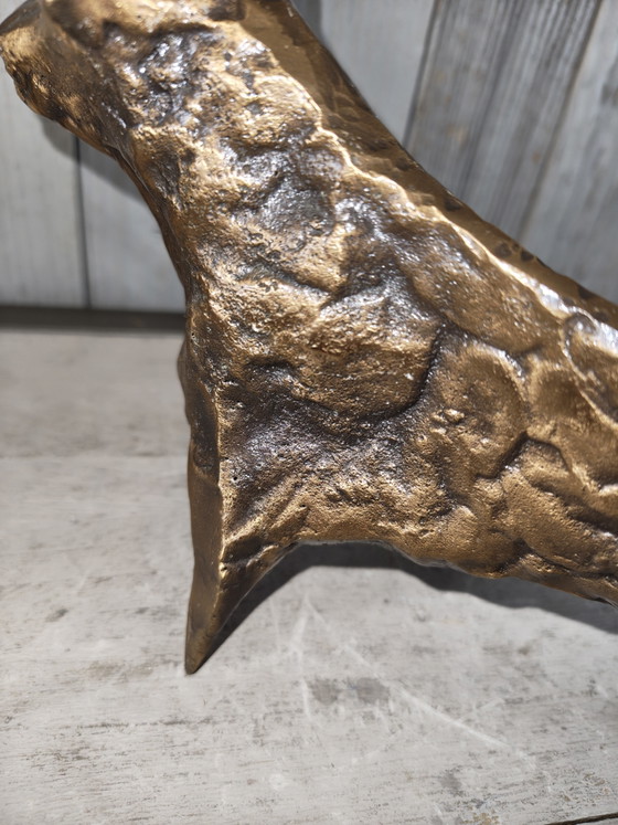 Image 1 of Bronzen beeldje stier