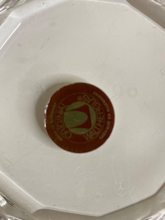 Image 1 of Vintage Walther Glas Kristallen Snoepschaal/bonbonnière Jaren '70/'80