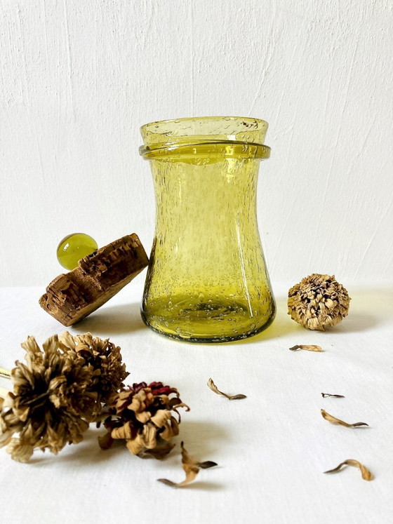 Barattolo in vetro soffiato a bolle con tappo, Verrerie de Biot – Accessori da cucina (photo 8 of 14)