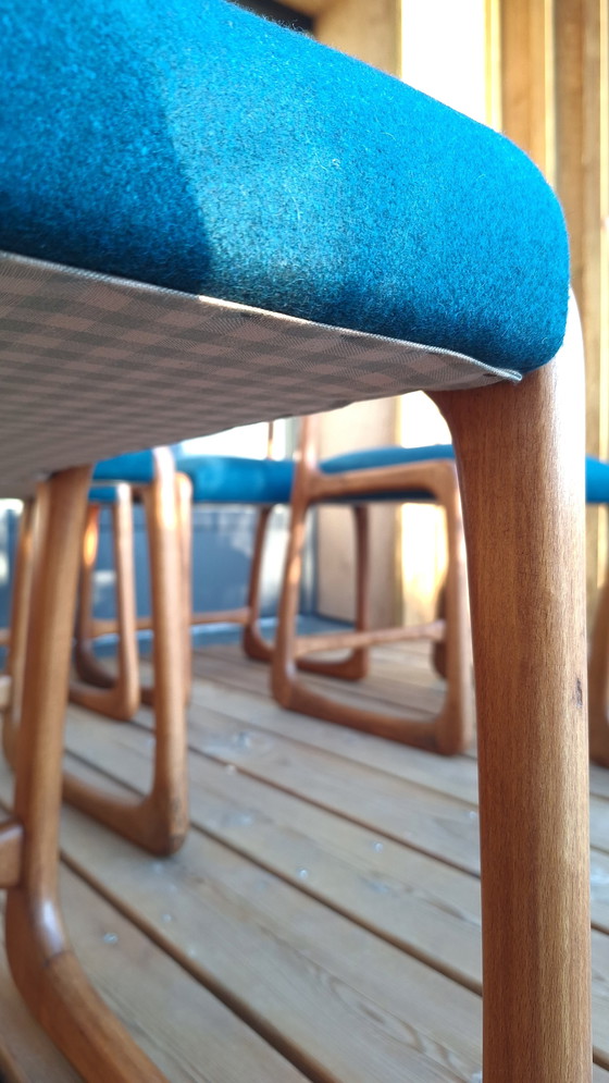 Image 1 of Lot de 6 Chaises Traineau Baumann