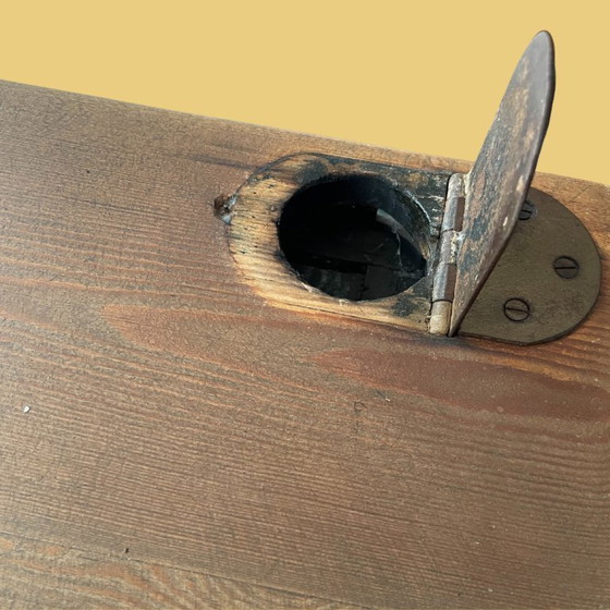 Image 1 of ancien banc d'école