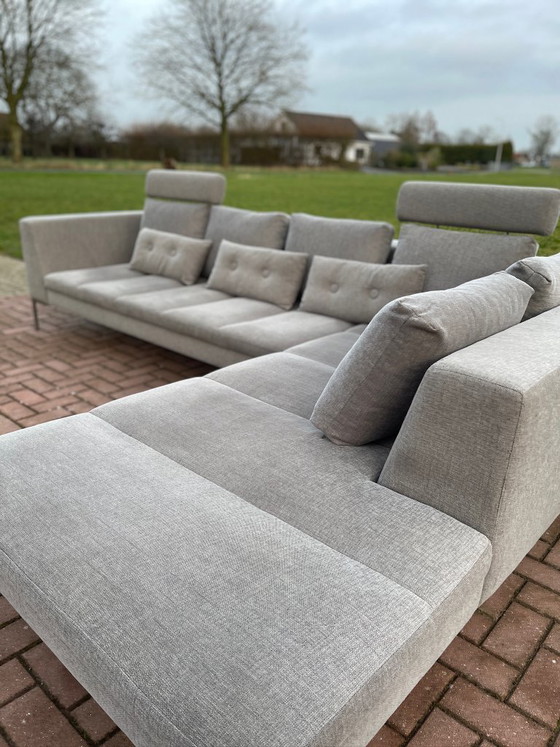 Image 1 of Divano angolare in tessuto Montel grigio - Comfort di alta qualità dal design olandese - Consegna gratuita