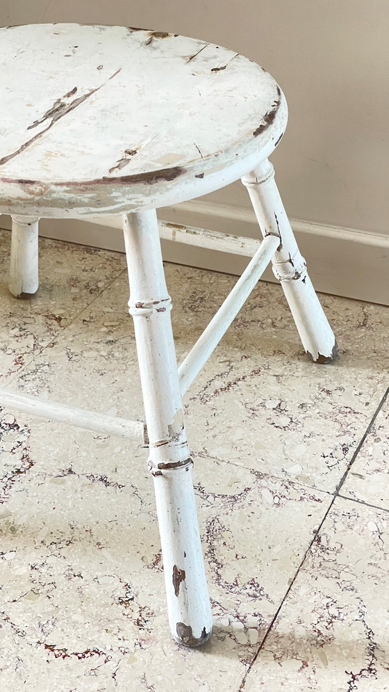 Image 1 of Antiek Bamboe Krukje