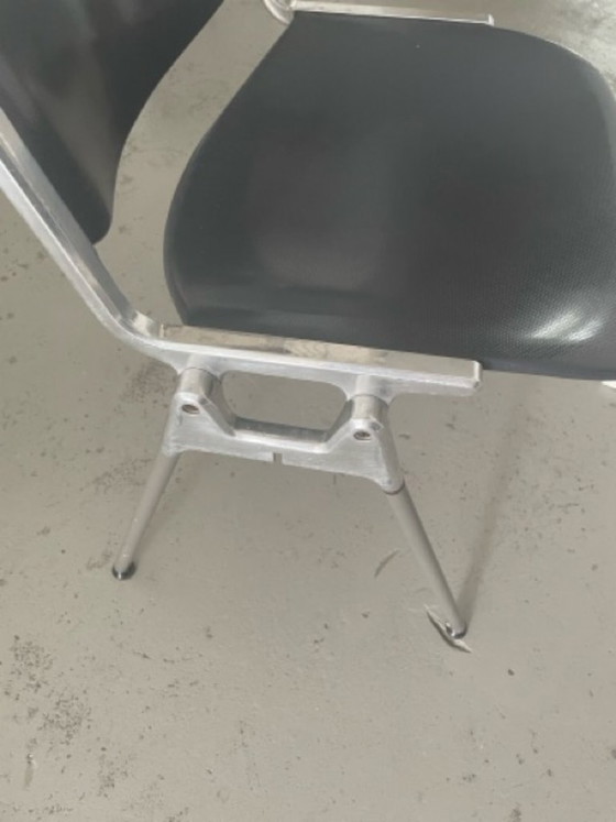 Image 1 of Chaise de salle à manger Castelli 106 - gris/argent