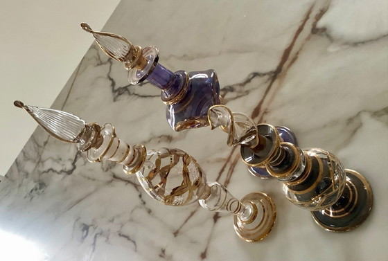 Image 1 of Flacons de parfum vintage, lot de 5.