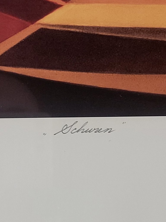Lithographie von Jan Jetten, Titel Schuren, (1950) – Lithographien & Drucke, Glass, Paper (photo 3 of 5)