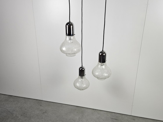 Image 1 of Lampe suspendue cascade vintage, New Old Stock