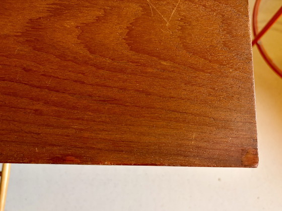 Image 1 of Scrivania danese vintage in teak, design di metà secolo degli anni '60.