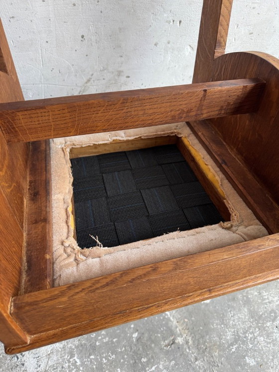 Image 1 of Satz von 6 Amsterdam School Art Deco Esszimmerstühlen