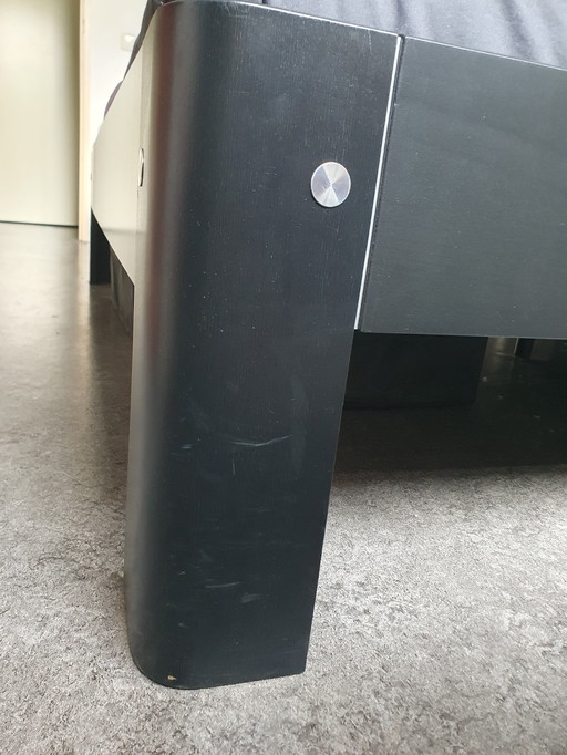 Auping Auronde Bett 180x200, schwarz 41 cm hoch