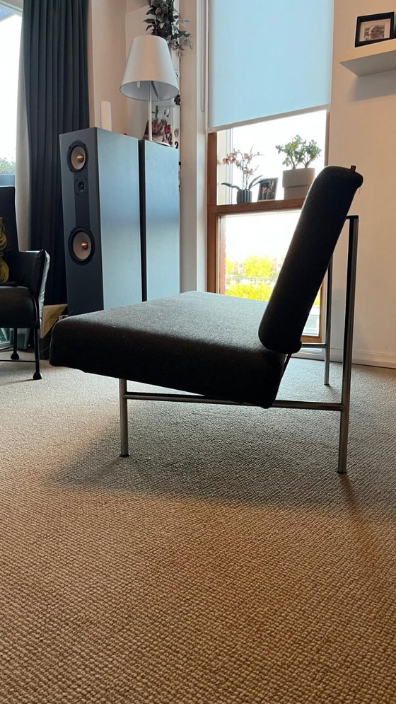 Gispen 1720 sofa, design A.R. Cordemeyer, anthracite, 160 cm, 2 seaters, Wool, Black (photo 5 of 6)
