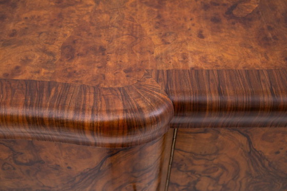Image 1 of Large Art Deco chest of drawers from the 1940s, Poland.
