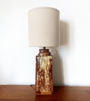 Vintage glazed stoneware lamp