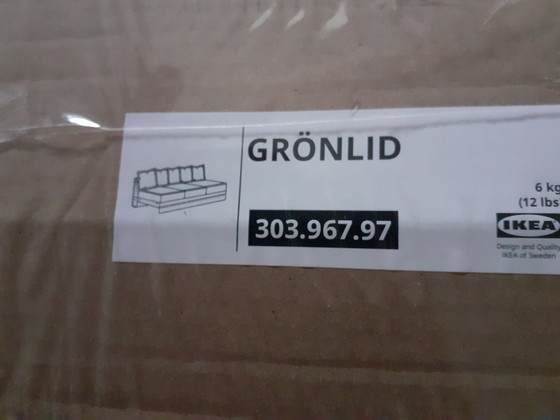 Image 1 of New Cover For GRONLID 3-Seater Sofa GUNNARED Mid Gray