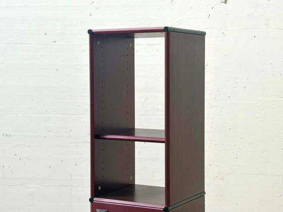 Image 1 of Modulares Designregal mit Schrankfach, 1990er Jahre