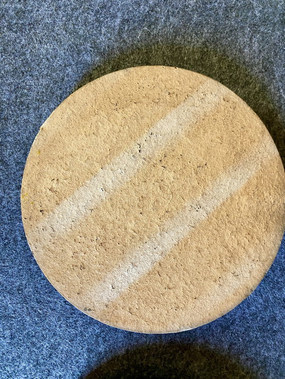 Image 1 of Set di 3 decorazioni murali in ceramica, fiori murali, vintage anni '70 Jan van Erp