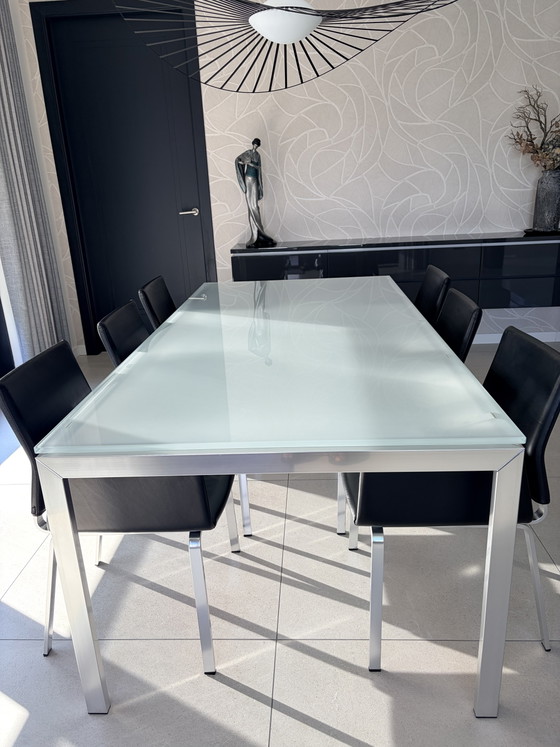 Cor Design Fino Dining Table – Aluminium, Glass (photo 3 of 5)