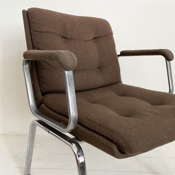 Image 1 of Chaise vintage design allemand Drabert dans le style du fauteuil Artifort