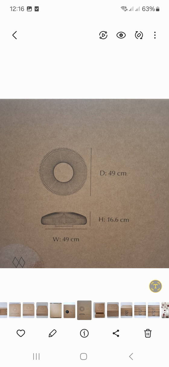 Image 1 of Umage Clava Madera Grande Negro Madera Nuevo Articulo