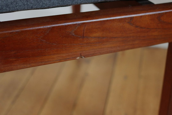 Image 1 of Poltrona scandinava vintage in teak e rattan, 1960