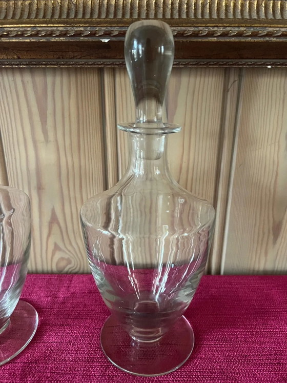 Paar Karaffen. Massives Glas., Gläser & Karaffe, Kristall, Transparent (Foto 4 von 6)