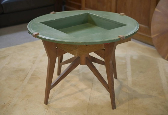 Game table / side table in oak from the 1940s. – Wood, Vintage (photo 9 of 14)