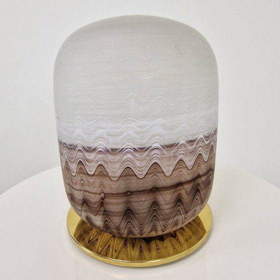 Image 1 of Vintage Hand-Blown Murano Glass Table Lamp, Italy, circa 1970