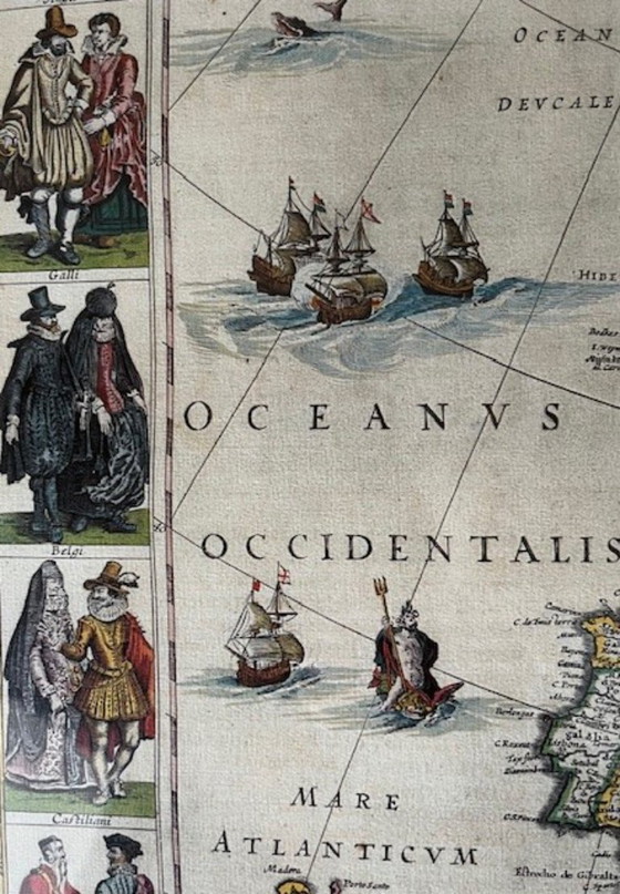 Image 1 of Mapa de Europa por G. Blaeuw