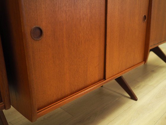 Image 1 of Bibliothèque système en teck, design norvégien, années 1960, production : Blindheim Mobelfabrikk, designer : John Texmon &amp; E