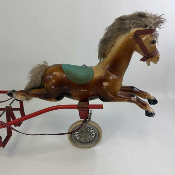 Torck pedal sulky with horse – Garden accessories, Metal, Rubber (photo 15 of 18)
