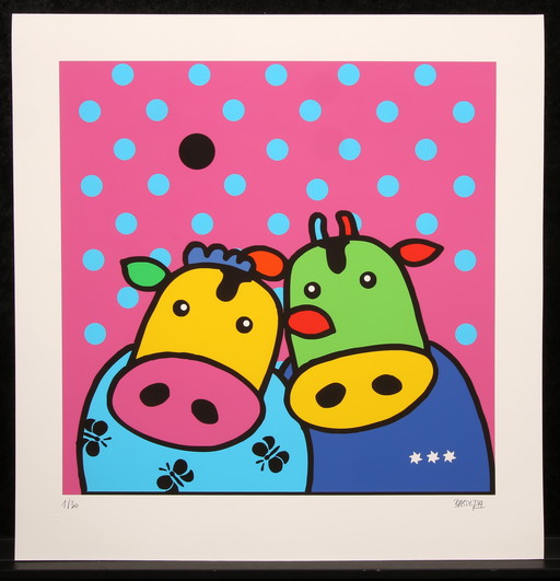Basdera, Franz - De geliefden, 2015 - Giclee op Hahnemühle - Met de hand gesigneerd