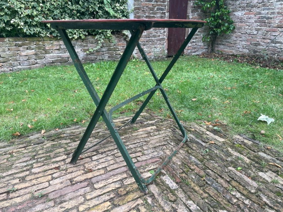 Tavolo da giardino Tavolo da bistrot Tavolo pieghevole Francese – Tavoli da giardino, Iron (photo 8 of 16)