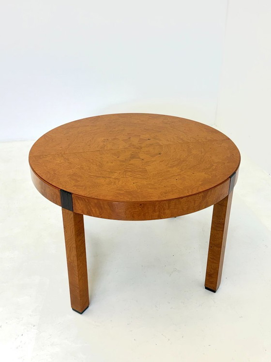 Image 1 of Vintage root wood round dining table by Grange