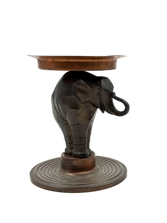 Image 1 of Art Deco Elefanten Coupe Vide Poche, Frankreich 1930er Jahre