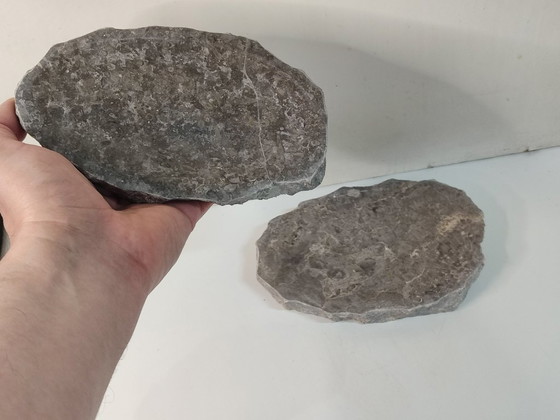 Image 1 of 2 LARGE MARBLE Soap Dishes (handmade)