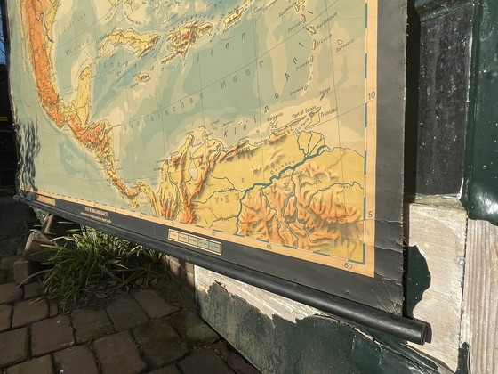 Image 1 of Carte murale/carte vintage XXL des États-Unis et de l'Amérique centrale