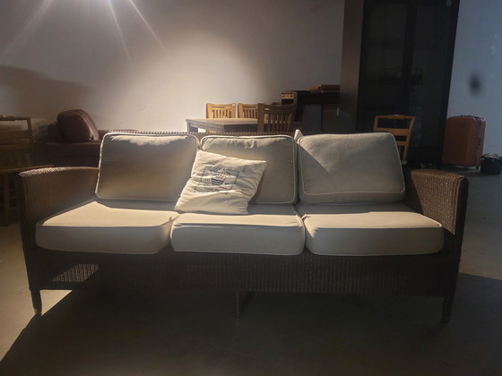 Image 1 of Divano a 3 posti Lloyd Loom