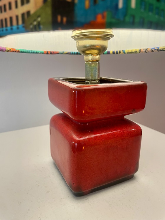 Jasba vaaslamp - Werkt op batterijen - Cityscape collectie | 32 cm – Jasba - West Germany, Tafellampen, Brass (photo 3 of 13)