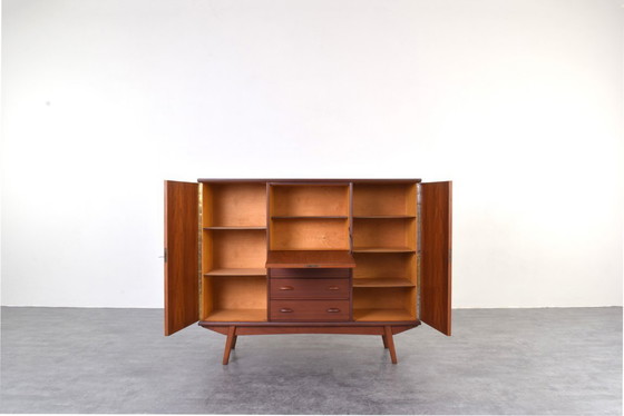Image 1 of Mid-Century Danish Teak Highboard, 1960s.