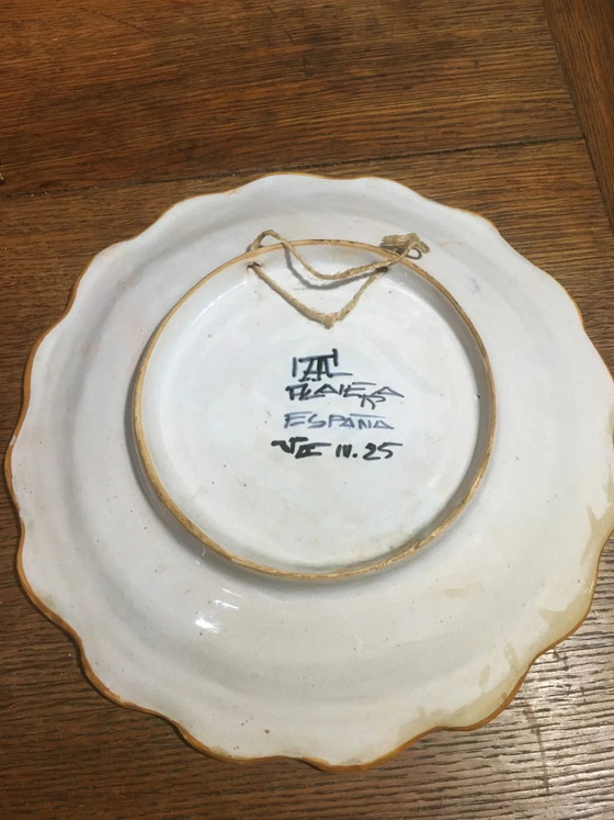 Decorative plate "Flaiera-Espana" – Crockery, Porcelain, Vintage (photo 5 of 6)
