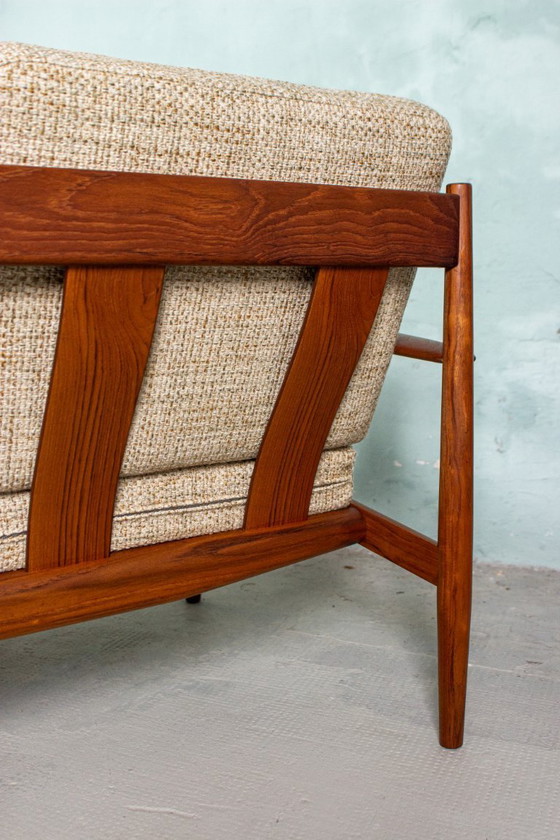Image 1 of Canapé vintage en teck Grete Jalk France and Son, milieu du siècle