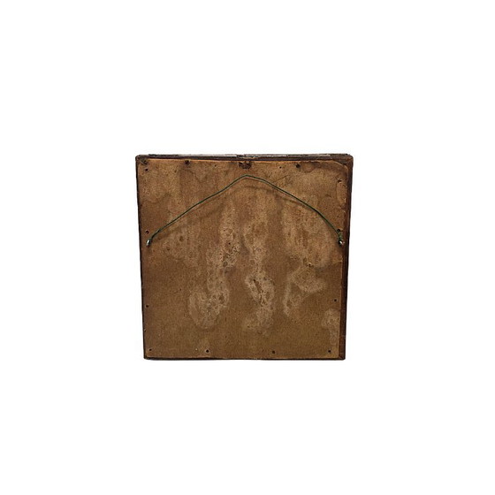 Image 1 of Old painted tile with Veere Town Hall, 1st half of the 1900s