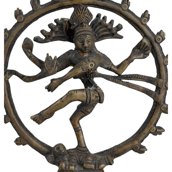 Shiva Nataraja indiano in bronzo e realizzato manualmente. – Sculture, Bronze, Brass (photo 9 of 10)