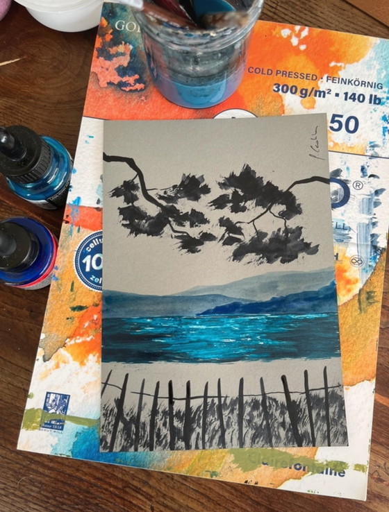 Image 1 of Artist's sketch 21x15cm