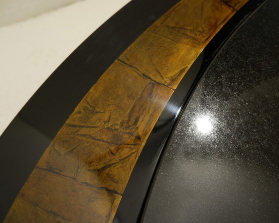 Image 1 of Großer Antonio Lupi Couchtisch 1/1, schwarze Granitplatte – Italien